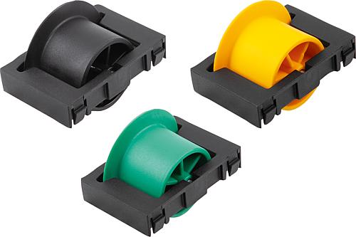 Rollenelemente Kunststoff für Rollenschienen, F...