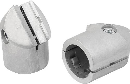 Verbinder 45° Ø30 Typ I mit Verdrehsicherung