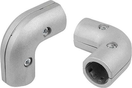 Stoßverbinder 90° Ø30 Typ I mit Verdrehsicherung