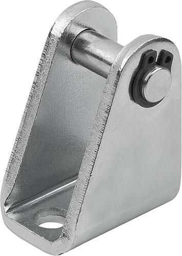 Lagerböcke mit Bolzen für ISO 6432