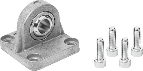 Schwenkflansche sphärisch für ISO 15552 / 21287