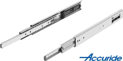 Teleskopschienen Edelstahl für Seitenmontage, V...