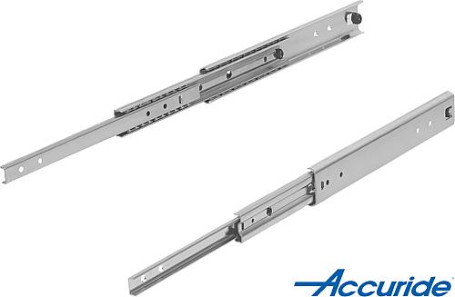Teleskopschienen Stahl für Seitenmontage, Über...