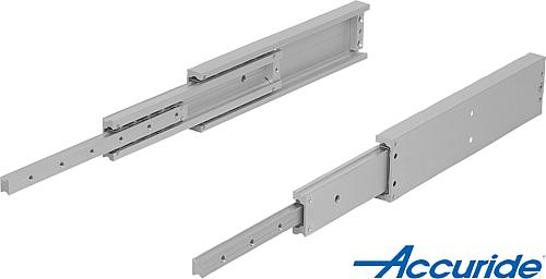 Teleskopschienen Aluminium für Seitenmontage, ...