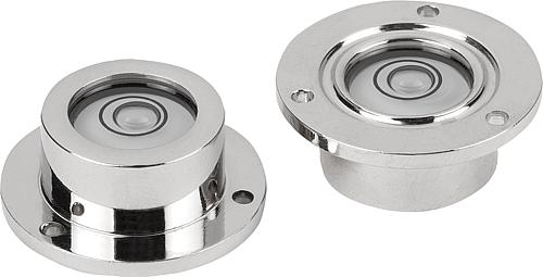 Dosenlibellen in Fassung zum Anschrauben