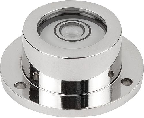 Dosenlibellen in Fassung zum Anschrauben, Form ...