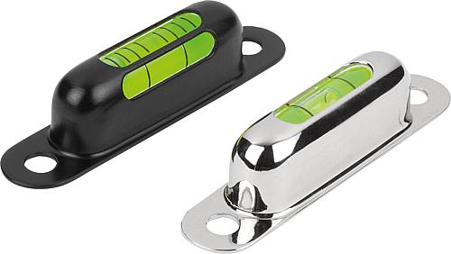 Röhrenlibellen mit Fassung zum Anschrauben