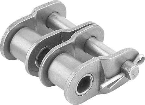 Verbindungsglieder zweifach Edelstahl DIN ISO 6...