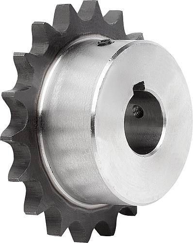 Kettenräder einfach 1/2" x 5/16" DIN ISO 606, e...