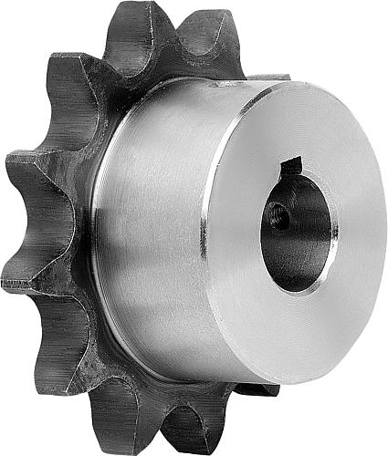 Kettenräder einfach 3/4“ x 7/16“ DIN ISO 606, ...