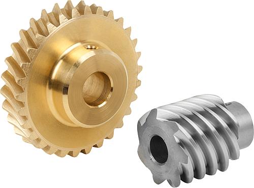 Schneckenradsätze rechtsgängig Achsabstand 31 mm