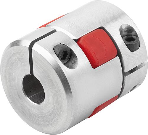 Elastomer-Klauenkupplungen mit Klemmnaben