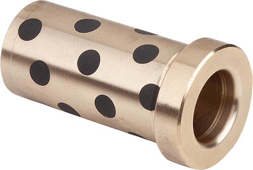 Führungsbuchsen mit Bund Bronze, wartungsfrei, ...