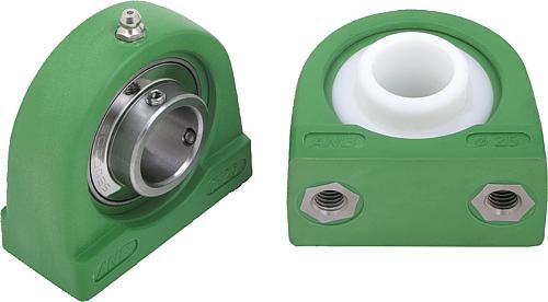 Gehäuselagereinheit Stehlager, Gehäuse Kunststoff