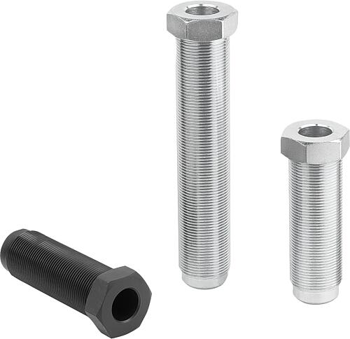 Hohlschrauben für Stellfüße aus Stahl