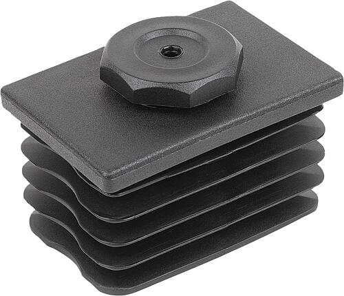 Justierstopfen Kunststoff ohne Einsatz für Rund...