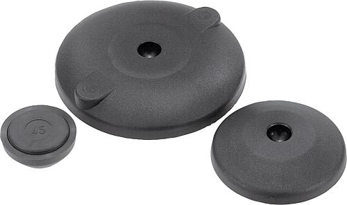 Teller für Gelenkfüße aus Kunststoff