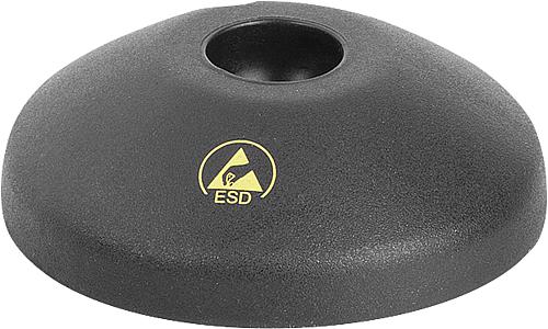 Teller für Gelenkfüße antistatisch, Form B