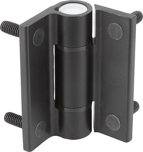 Scharniere aus Aluminium, mit einstellbarer Fri...