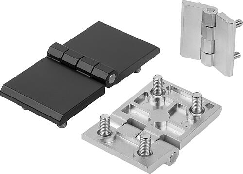 Scharniere aus Zinkdruckguss mit Befestigungss...