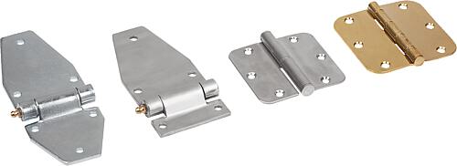 Anschraubscharniere aus Stahl oder Edelstahl