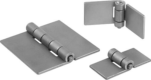 Scharniere Stahl oder Edelstahl schweißbar