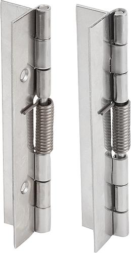 Federscharniere aus Stahl, Edelstahl oder Alumi...