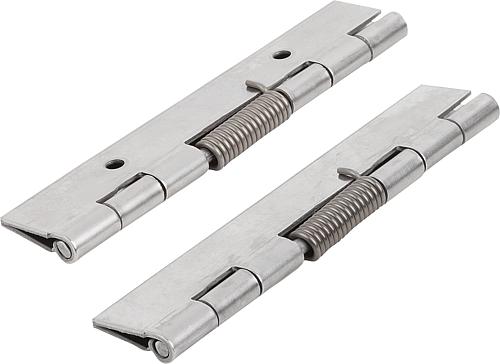 Federscharniere aus Stahl, Edelstahl oder Alumi...