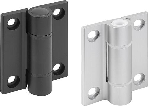 Federscharniere Aluminiumprofil-Spannfederschar...