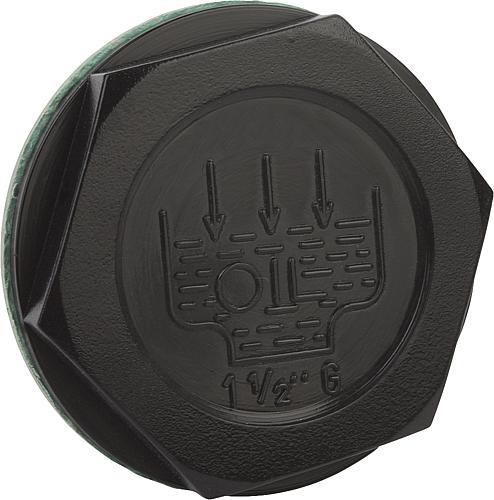 Verschlussschrauben Form B, mit Einfüllsymbol u...