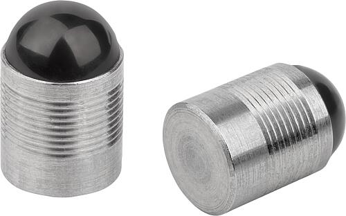 Dichtstopfen Hülse Edelstahl, Kugel Stahl