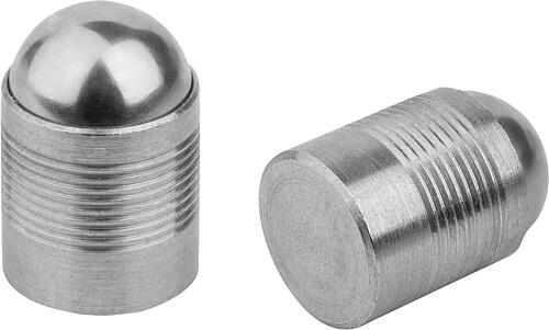 Dichtstopfen Hülse Edelstahl, Kugel Edelstahl