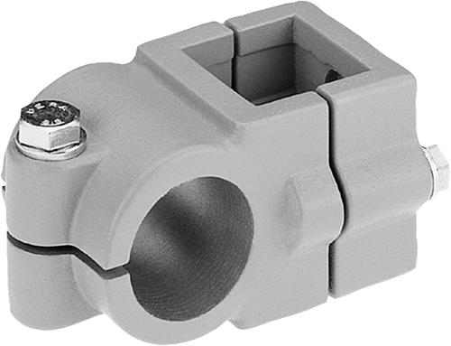 Rohrverbinder Kreuzstück Aluminium - inch