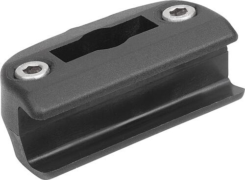 Einfachklemmen Kunststoff für Flacheisen für S...