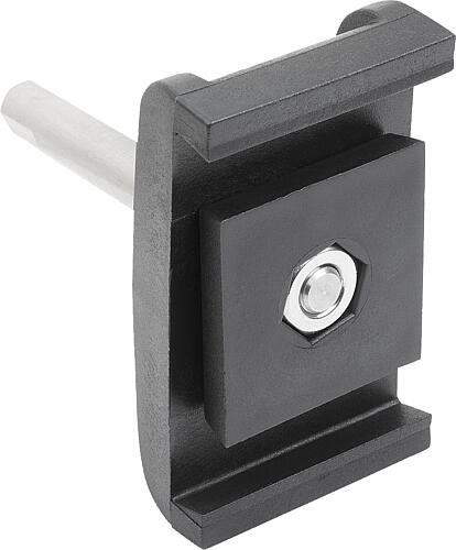 Doppelklemmen Kunststoff mit Bolzen Edelstahl f...