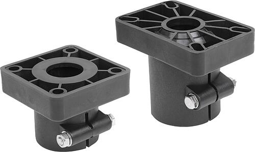 Rohrverbinder Stützkopf Kunststoff für Rundrohre