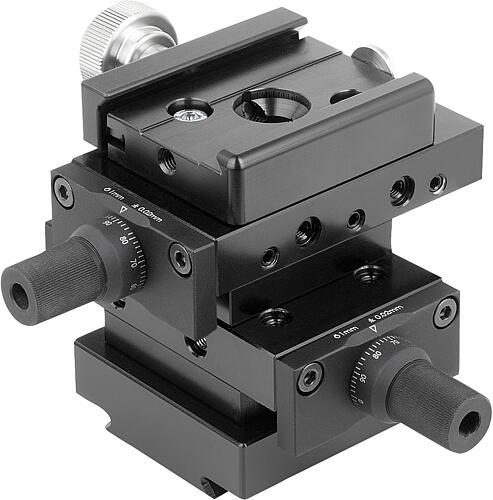 Kreuztische Aluminium mit Schnellspannhalter