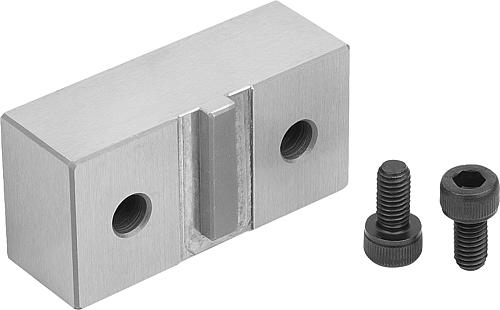 Aufsatzbacken mit Bearbeitungszugabe für Festb...