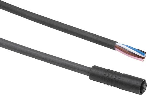 Steckverbinder 8 mm Buchse mit Rastverriegelung...