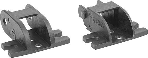 Anschlusselemente Kunststoff für Energieketten...