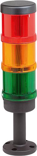 Signalsäulen, LED Grün, Gelb, Rot, Ø70 mm Kompl...