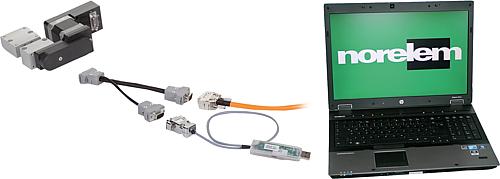 Zubehör für Schrittmotoren mit integrierter Pos...