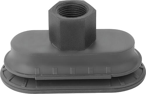 Balgsauggreifer oval 1,5 Falten mit integrierte...