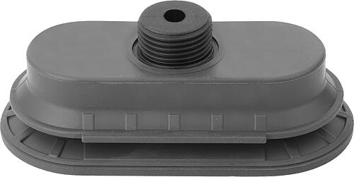 Balgsauggreifer oval 1,5 Falten mit integrierte...