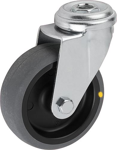 Apparate-Lenkrollen, elektrisch leitfähig, mit ...