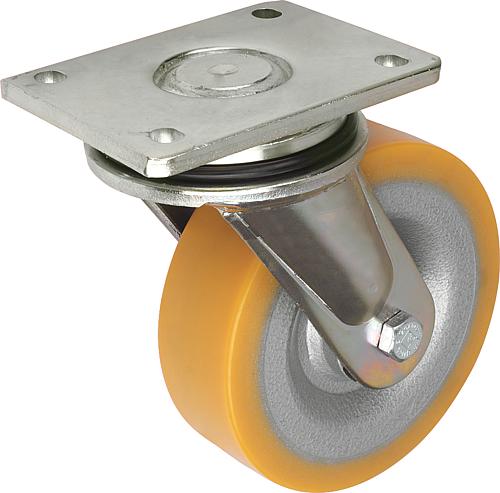 Stahlgeschweißte Lenkrollen mit Extrathane-Lauf...