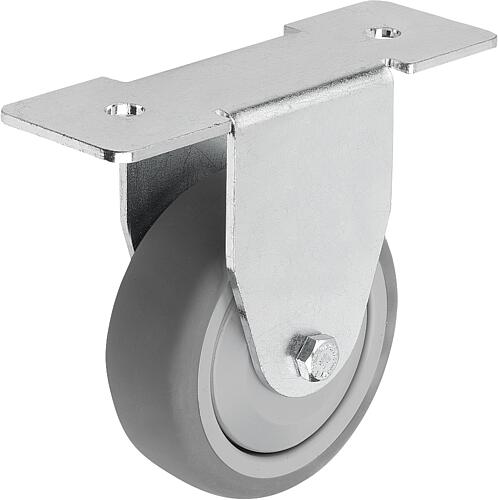 Apparate-Lenk- und Bockrollen Stahl, Laufbelag ...