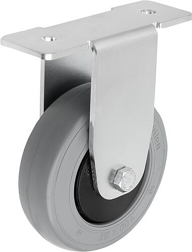 Apparate-Lenk- und Bockrollen Stahl, Laufbelag ...