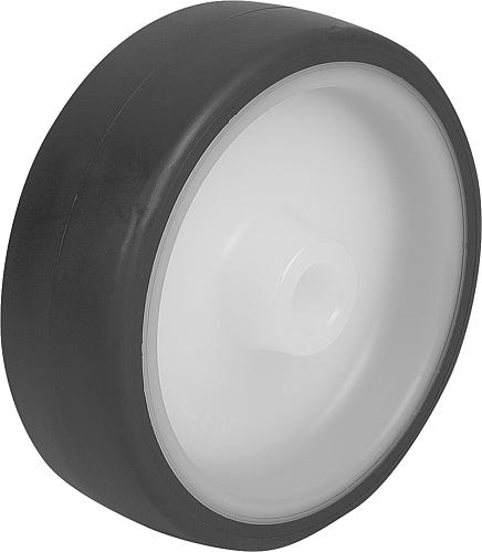 Polyamidräder mit aufgespritztem Laufbelag