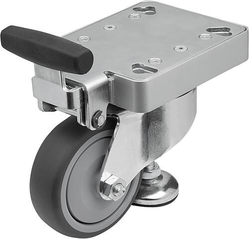 Heberollen mit integriertem Maschinenfuß für A...